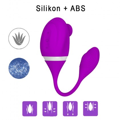 吮吸双头两用跳蛋充电款Sucking double-headed dual-use vibrating egg charging model 吮吸双头两用跳蛋充电款Sucking double-headed dual-use vibrating egg charging model