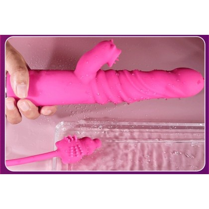 姬欲伸缩舌舔震动棒充电款Ji wants to stretch her tongue to lick the vibration stick to charge the model